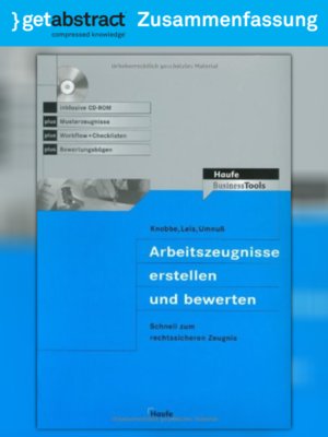 cover image of Arbeitszeugnisse erstellen und bewerten (Zusammenfassung)